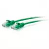C2G Cables To Go 25FT/7.6M CAT6A SLIM PATCH 28AWG GREEN