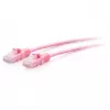 C2G Cables To Go 1FT/0.3M CAT6A SLIM PATCH 28AWG PINK