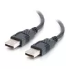 C2G Cables To Go 1m USB 2.0 A MALE/A MALE CBL BLK