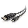 C2G Cables To Go 6ft USB-C to DisplayPort Cable Black