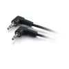 C2G Cables To Go Cbl/0.5M 3.5MM Right Angle Stereo M/M