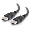 C2G Cables To Go Cbl/2m USB 2.0 A Male/A Male Black
