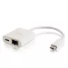 C2G Cables To Go USB-C Ethernet Adapter W/Power White