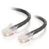C2G Cables To Go Cbl/0.5M Assem Black CAT5E PVC UTP