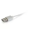 C2G Cables To Go 1m USB A to Lightening Cable White