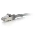 C2G Cables To Go Cbl/0.3m CAT6A Shielded Patch Cable Grey