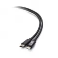 C2G Cables To Go 6ft 1.8m USB C to Lightning Cable Black
