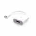 C2G Cables To Go USB-C to 4k60Hz HDMI Adapter White