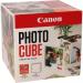 Canon pp-201 Ink Cartridge 5x5 Photo Cube Creative Pack White Orange