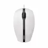Cherry Gentix corded mouse white USB. 3 buttons/optical sensor/scroll wheel/blue lighton side/improved grip