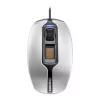 Cherry MC 4900 Corded FingerTIP ID Mouse USB silver/black - with integrated FingerTip-Sensor