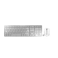 Cherry DW 9000 SLIM SILV./WHITE Keyboard + Mouse Set Layout