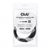 Club 3D Mini DisplayPort to DisplayPort Cable M/M 2meter zwart 4K60Hz, Poly Bag