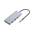 Conceptronic 10-in-1 USB 3.2 Gen 1 Docking Station - HDMI - VGA - USB-A 5Gbps - SD - TF/MicroSD - Audio - GbE - 100W USB PD