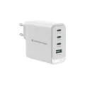Conceptronic 4-Port 100W GaN USB PD Charger - USB-C x 3 - USB-A x 1 - QC 3.0 - PPS - PD 3.0