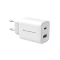 Conceptronic 2-Port 33W PPS USB PD Charger - USB-A x 1 - USB-C x 1 - QC 3.0