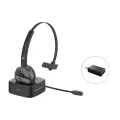 Conceptronic Bluetooth Mono Headset with Charging Dock - Noise Cancellation