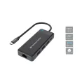 Conceptronic 7-in-1 Docking Station USB 3.2 Gen 1 - MST - HDMI x 2 - USB 3.0 x 3 - GbE - 100W USB PD