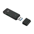 Conceptronic 2-in-1 USB 3.0 Card Reader - SD/SDHC/SDXC - Micro SD/T-Flash