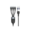Conceptronic USB 3-in-1 PD 3.0 60W Charging Cable 1.5M - 20V 3A - 480Mbps - E-Mark