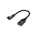 Conceptronic USB-C 90° angled to USB-A OTG Adapter - 10Gbps - USB 3.2 Gen 2