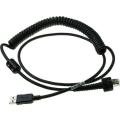 Datalogic Cable CAB-553 USB Type A Coiled 2.4 m / 7.8 ft IP67