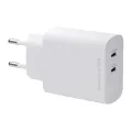 dbramante1928 EU Wall Charger - 2xUSB-C 45W - WHT