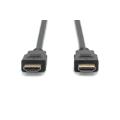 Digitus HDMI Premium High Speed Connection Cable, Type A M/M, 3.0m, Ultra HD, 4K@60Hz, gold, bl