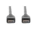 Digitus HDMI Ultra High Speed Connection Cable, Type A M/M, 3.0m, w/Ethernet, Ultra HD, 8K@60Hz, gold, bl