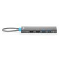 Digitus USB-C Docking Station, 9-Port 2x HDMI, 5x USB 3.2 Gen 1, 1x RJ45, 1x PD