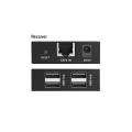 Digitus USB Extender, USB 2.0, 4x USB-A ports, 150m For use with CAT 6 (or higher) cable