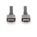 Digitus HDMI Ultra Premium High Speed Connection Cable, A M/M, 2.0m, Alu Housing, UHD, 8K@60Hz, gold, bl