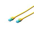 Digitus CAT 5e U-UTP patch cord, PVC AWG 26/7, length 2 m, color yellow
