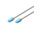 Digitus CAT 5e U-UTP patch cord, PVC AWG 26/7, length 20 m, color grey