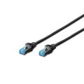 Digitus CAT 5e SF-UTP patch cord, PVC AWG 26/7, length 2 m, color black