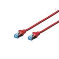 Digitus CAT 5e SF-UTP patch cord, PVC AWG 26/7, length 2 m, color red