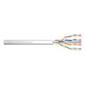 Digitus CAT 6 U-UTP patch cable, raw length 100 m, paper box, AWG 26/7, LSZH, sx, gr