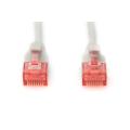 Digitus CAT 6 U-UTP slim patch cord, Cu, LSZH AWG 28/7, length 3 m, color grey