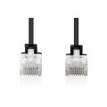 Digitus CAT 6 U-UTP slim patch cord, Cu, LSZH AWG 32/7, length 2m, Black, 10 pcs.