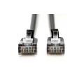 Digitus CAT 6A F-FTP Slim Patch cord, Cu, LSZH AWG 32/7, length 2m, Black