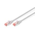 Digitus CAT 6 S-FTP patch cord, Cu, LSZH AWG 27/7, length 7 m, color grey