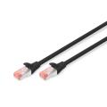 Digitus CAT 6 S-FTP patch cord, Cu, LSZH AWG 27/7, length 3 m, color black