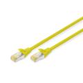 Digitus CAT 6A S-FTP patch cord, Cu, LSZH AWG 26/7, length 10 m, color yellow