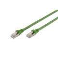 Digitus CAT 6A S-FTP patch cord, Cu, PUR AWG 26/7, 2.00 m, green, (similar to RAL 6018)