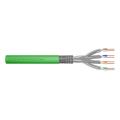 Digitus CAT 8.2 S-FTP installation cable, 2000 MHz Dca (EN 50575), AWG 22/1, 1000 m drum, green
