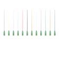 Digitus FO pigtail set, 12 pcs., LC (APC), SM OS2 09/125 µ loose buffer, color code DIN IEC 304, 2 m