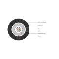 Digitus FO A-I-DQ(ZN)BH 8G50/125µ, MM, OM4, 8 fibers Indoor/Outdoor, LSZH, Dca, black, length 1 m