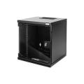 Digitus 10 inch network bundle, incl. 6U cabinet, black shelf, PDU, 8-port switch, CAT 6 patch panel