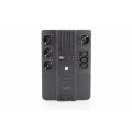 Digitus All-in-One UPS, 800VA/480W, LED 12V/9Ah x1, 4x CEE 7/7,3x IEC C13, USB, RJ45
