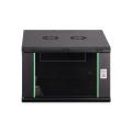 Digitus 7U wall mounting cabinet 385x600x600 mm, color black (RAL 9005)